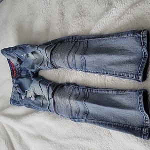 Distressed boys jeans